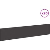  Ograda oko Travnjaka 20 kom. 100 x 22 cm Čelik Crna | shoptok.hr