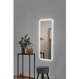Hanah home ogledalo sa led osvetljenjem rectangular 20x80 cm white Cene
