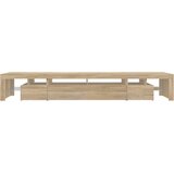 TV ormarić s LED svjetlima boja hrasta sonome 260x36,5x40 cm | shoptok.hr