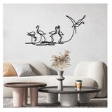 Wallity Zidna dekoracija Flamingo 316 M, 115 x 58,5 cm, Crna | Eponuda.ba