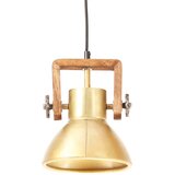  Industrijska viseća svjetiljka 25 W mjedena okrugla 19 cm E27 | shoptok.hr