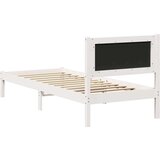  Okvir za krevet s uzglavljem Svijetlo siva 80 x 190 cm | shoptok.hr