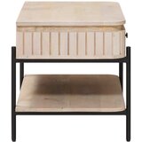  Ručni stolić za kavu Bijela 85 x 45 x 50 cm Čvrsto drvo manga | Shoptok.si