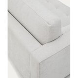 Kave Home Sofa sivo-bež od šenila 222 cm Debra – | shoptok.hr