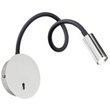 Ideal Lux led fleksibilna lampica focus LED/3,5W/230V cri 90 siva/sjajni hrom | Eponuda.com