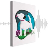  Slika - Dog and Ball (1 Part) Vertical 60x90 Akustična | shoptok.hr