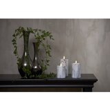 Star Trading Sivo-bijela betonska LED svijeća Flamme Marble, visina 15 cm | shoptok.hr