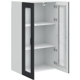  Zidni stakleni ormarić Crna 60 x 31 x 100 cm Konstruirano drvo | shoptok.hr