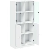  Visoka komoda s vratima bijela 68x37x142 cm konstruirano drvo | shoptok.hr