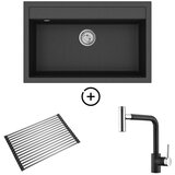  Set Quadro SQQ103W + slavina Dolus Black metallic | shoptok.hr