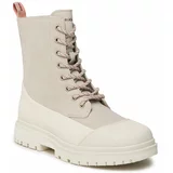 Calvin Klein Jeans Škornji Chunky Combat Laceup Boot Rub YW0YW01066 Siva