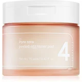 No. 4 Pore Zero Peeled Egg Toner Pad blazinice za piling lica protiv sjaja kože lica i proširenih pora 70 kom