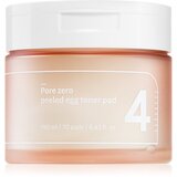 numbuzin No. 4 Pore Zero Peeled Egg Toner Pad piling blazinice za obraz proti sijaju in razširjenim poram 70 kos | Shoptok.si