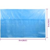  Pravokutni pokrivač za bazen 800 x 500 cm PE plavi | shoptok.hr