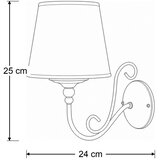 Brilagi Zidna lampa SONIA 1xE27/15W/230V krem/patina | Eponuda.com