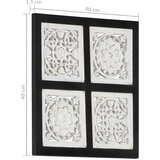  Umjetnički dekor Crna i bijela 40 x 40 x 1,5 cm | shoptok.hr
