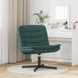  Vrtljiv stol Temno zelena 63 x 75 x 76 cm blago, (5000288980) | Shoptok.si