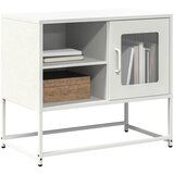 Maison Chic TV omarica - TV stojalo - Televizijska omarica bela 68x39x60,5 cm jeklo, (21702069) | Shoptok.si