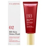 Clarins BB Skin Detox Fluid Krema BB za poenotenje tona kože 02 Medium 45 ml | Shoptok.si