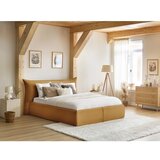 Bobochic Paris Žuti tapecirani bračni krevet s prostorom za odlaganje s podnicom 160x200 cm Jade – | shoptok.hr