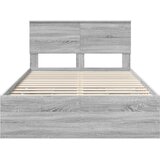  Krevetna konstrukcija Siva Sonoma 120 x 190 cm Inženjersko Drvo | shoptok.hr