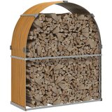  Držač za cjepanice svjetlosmeđi 120x45x140 cm pocinčani čelik | shoptok.hr