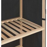 Ormarić za cipele s pokrovom od tkanine 79 x 40 x 80 cm sivi | shoptok.hr