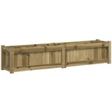 Maison Chic Vrtno cvetlično korito - Cvetlični Lonec 150x31x31 cm impregnirana borovina, (21790509) Cene