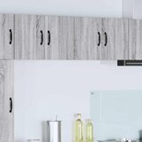 vidaXL Stenska kuhinjska omarica 2 pcs Siva sonoma 60 x 31 x 40 cm | Shoptok.si