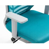  Uredska stolica Q-320 - Tkanina - siva/plava | shoptok.hr
