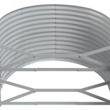  Povišena vrtna gredica od pocinčanog čelika 322x100x68 cm smeđi | shoptok.hr