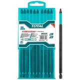 Total 10-delni set udarnih nastavkov za izvijač 150mm/ industrial (TACIM16PH263) u