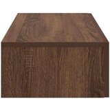 vidaXL Zidna polica s ladicama smeđi hrast 80x33x17 cm izrađeno drvo | shoptok.hr