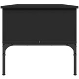  Stolić za kavu crni 100 x 50 x 45 cm konstruirano drvo i metala | shoptok.hr