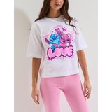 Sinsay Pamučna majica kratkih rukava Lilo & Stitch | shoptok.hr