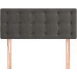  Uzglavlje tamnosivo 90x5x78/88 cm baršunasto | shoptok.hr
