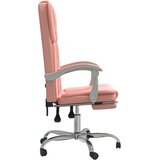  Uredski naslonjač od umjetne kože ružičasti | shoptok.hr
