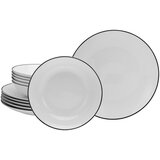 Creatable Jedilni Servis Luna Black Line, 12-Delni Cene