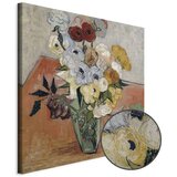  Slika - Vincent Van Gogh – Stilllife with Japanese vase roses and anemones 80x80 Premium Print | shoptok.hr