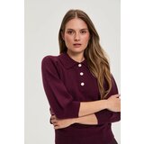 Marisse WOMEN'S SWEATER Z-SW-4811 BURGUNDY Cene