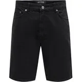 Kavbojke 'ONSFade' črn denim