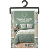 Douceur d intérieur Bela/zelena bombažna posteljnina za zakonsko posteljo/podaljšana 240x220 cm Poetine – | Shoptok.si