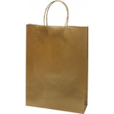  Vrečka darilna eko a4 35x8x26 PROMOCIJA - ZLATA Cene