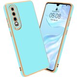 Cadorabo Ohišje, združljiv s Huaweijem v sijajni turkiznici - Rose Gold - Zaščitni pokrov iz fleksibilnega silikona TPU in z zaščito pred kamero, (20596543) | Shoptok.si