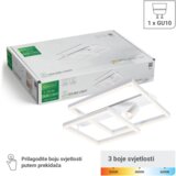  Stropna dekorativna svjetiljka Green Tech 52W, 3CCT + 1 x SPOT GU10 | shoptok.hr