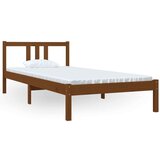  Za krevet od masivnog drva smeđa boja meda 90 x 200 cm | shoptok.hr