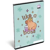 ICO Lizzysuli Lollipop bilježnica A4 s uzorkom kapibare, linirana 81-32 | shoptok.hr