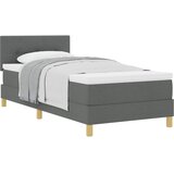  Krevet s opruga kutije Tamno siva 90 x 190 cm tkanina | shoptok.hr