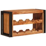  Stalak za vino Smeđa 100 x 45 x 33 cm Čvrsto drvo akacije | shoptok.hr