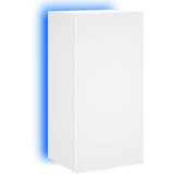  Zidni TV ormarić s LED svjetlima bijeli 40,5 x 35 x 80 cm | Eponuda.com
